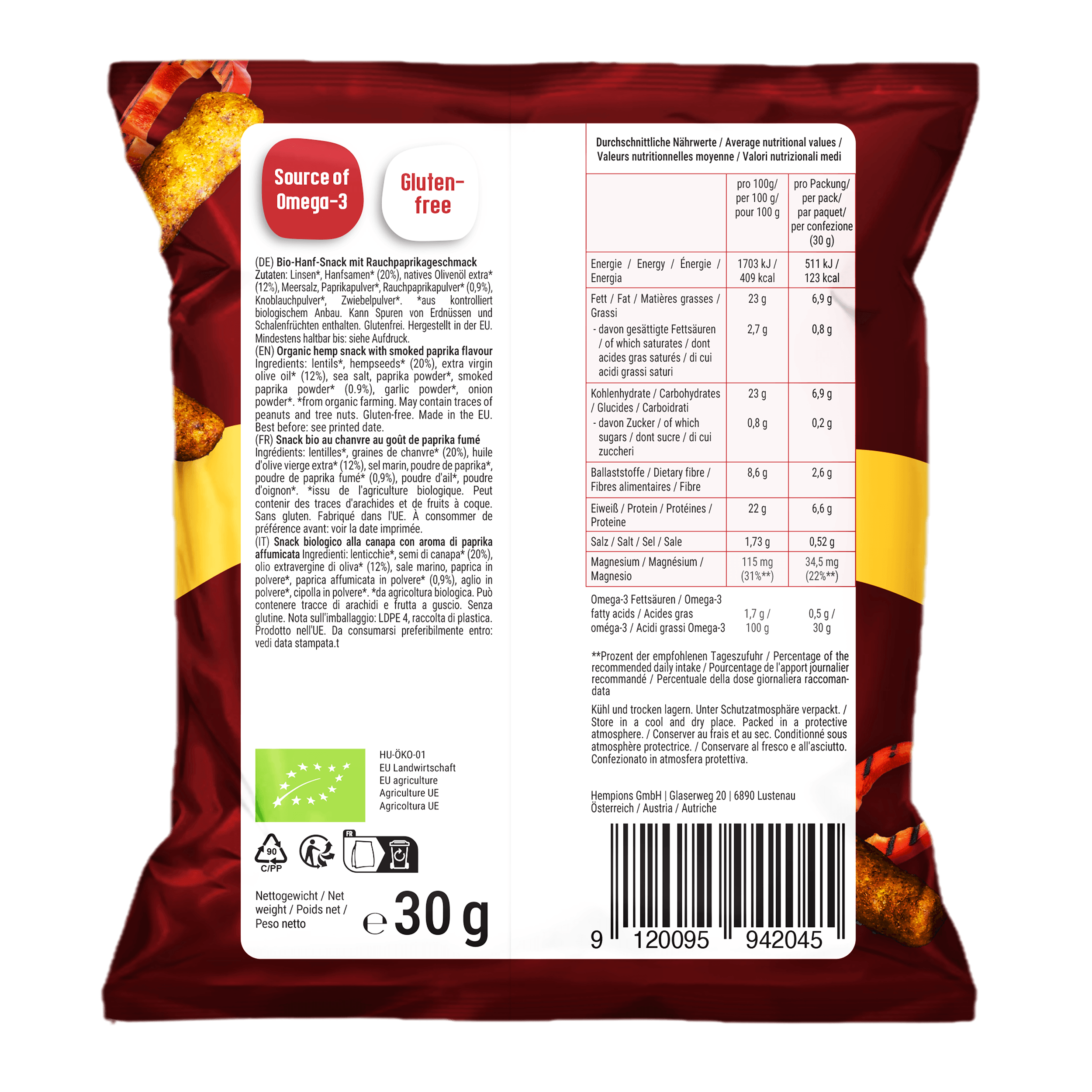 Protein Hemp Flips Travel Pack 4 Protein Hemp Flips Travel Pack – Bild 4