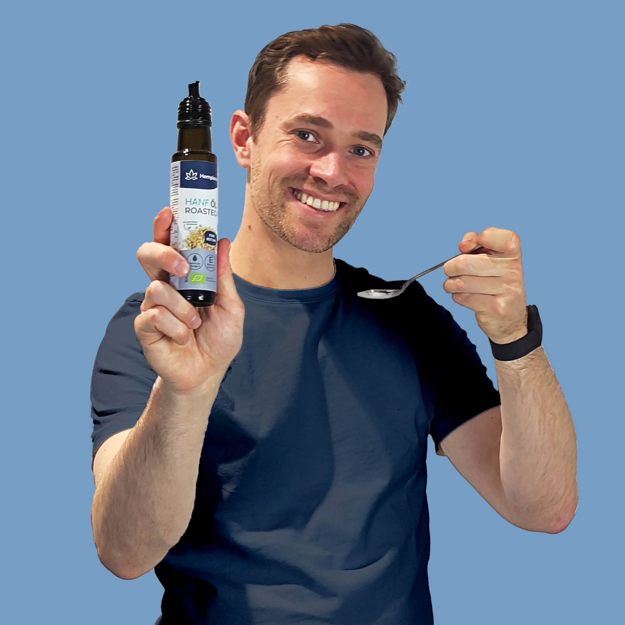 Bio Hanfoel Roasted Model Shot