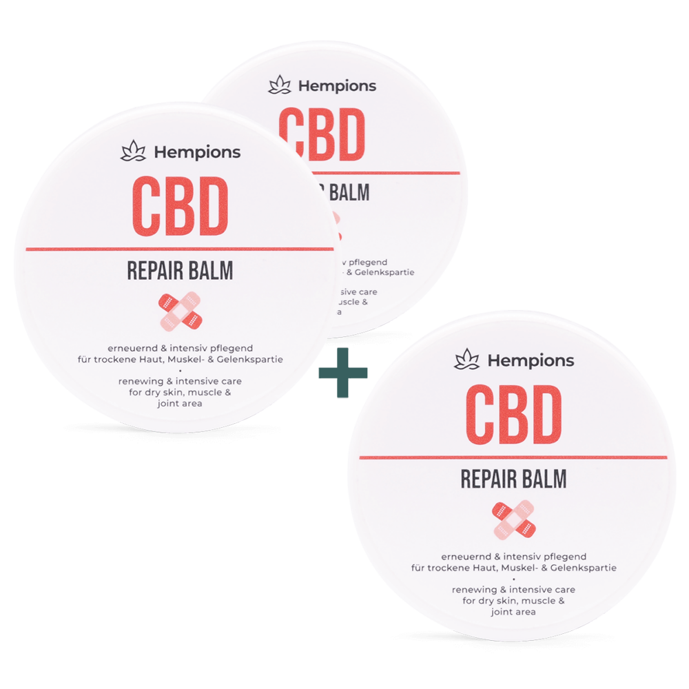 CBD Repair Balm - 1.500 mg - 2+1 Gratis 