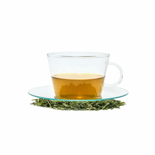 Hanftee in Tasse