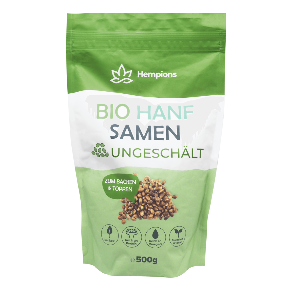 Bio Hanfsamen ungeschält - 500 g