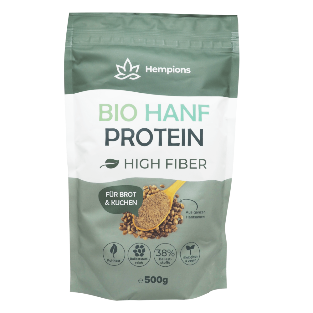 Bio Hanfprotein High Fiber - 500 g
