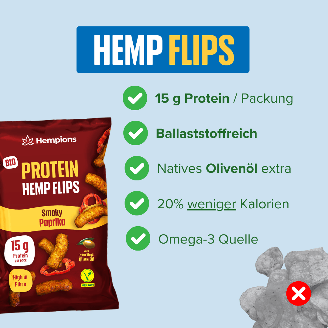 Protein Hemp Flips Smoky Paprika Vorteile